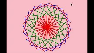 Python Turtle: Revolving Hexagon with Colors