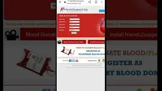 how to get blood donors contact numbers
