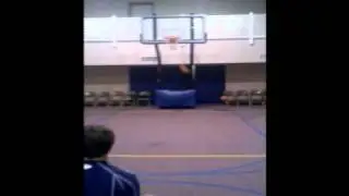 Sitting Half Court Shot - Trick Shots