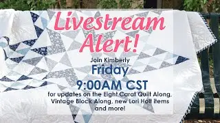 Behind the Seams: Pre-recorded Live! Beginner Series, Farm Girl Vintage 2 | Fat Quarter Shop