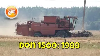 Harvest 2022 | Rostselmash Don 1500 from 1988 working