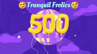 THANK YOU SO MUCH CEASELESSLY YT FAM & @YouTube !!!❤ #500subs
