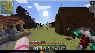 Minecraft 1.16.5 ч15 - развивае колонию: хижина курьера, склад и шахта