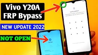 Vivo Y20 Frp Bypass 2022 | Reset Google Account Lock Android 11 | Without PC | All Vivo Frp Bypass