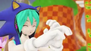 [MMD, Vocaloid] ALIEN - Sonic Team (DIVELA Remix)