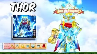 New THOR Armor & MJOLNIR Weapon! Skyblock