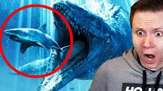 VÄRLDENS FARLIGASTE DJUR! (Mosasaurus VS Megalodon)