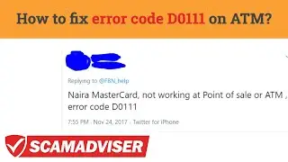 Error code D0111 ATM - what does it mean and how to fix to get money?