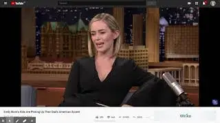(1) Emily Blunt's Kids Are Picking Up Their Dad's American Accent