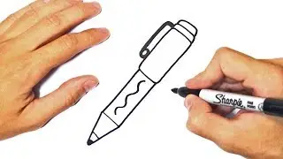 How to draw a Pen for kids | Pen Easy Draw Tutorial