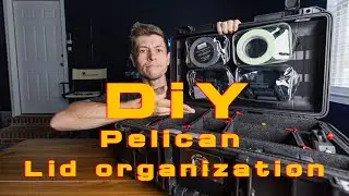 Best DIY Pelican Case Lid Organizer. $35!