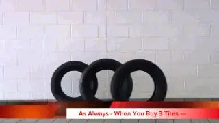 Buy 3 Tires, Get 1 Free
