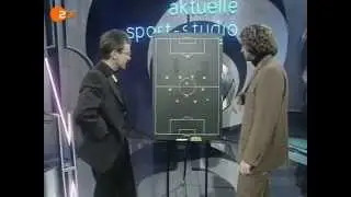 Ralf Rangnick im Sportstudio über die Viererkette (1998) [English subtitles]