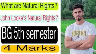what are Natural Rights?John Locke's Natural Rights?