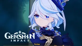 First appearance and meeting Hydro Archon cutscene | Focalor and Clorinde | Genshin Impact