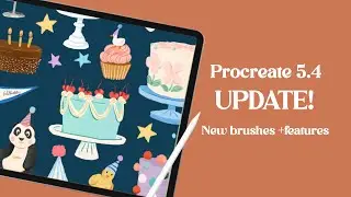 Everything New in Procreate 5.4 + 7 Best brushes ( in 7 min)