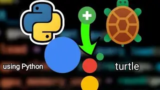 Draw Google assistent logo | #software #python #shorts #turtle