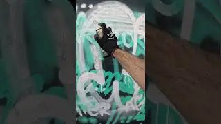 The Dusty Fill (or Ghost Fill) #graffiti #throwies
