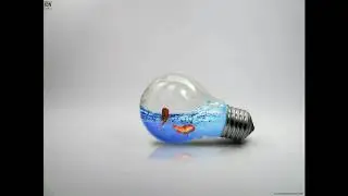 Photoshop Tutorial | Photo Manipulation | Water Splash in Bulb | Cruzernoel