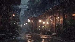 Heavy Rain and Thunder Soothing rain Ambience.