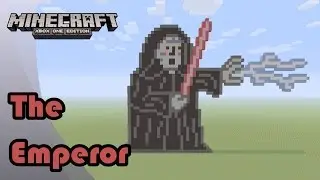 Minecraft: Pixel Art Tutorial and Showcase: The Emperor (Star Wars)