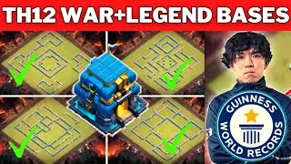 TH12 War & Legend Bases ♦ 2021 Updated ♦ ANTI HYBRID  | ANTI ED | ANTI 2 STAR | With Copy Links 2021