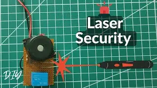 How to make laser security system | Anti-Theft alarm | diy