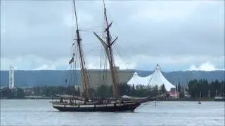 Tall Ship Parade - Sorlandet - Peacemaker - Denis Sullivan - Niagara - Baltimore II - Lynx - Soo
