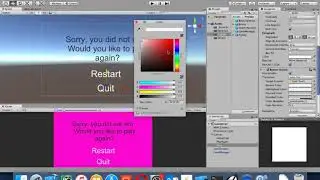 Creating a Game Over Scene in Unity