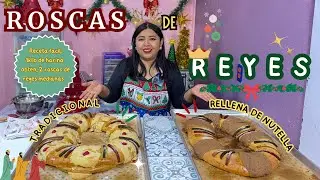 Aprende hacer Rosca de Reyes fáciles y económicas (sabor nuez )