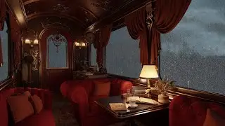 Carriage Ride Through the Mountains During a Thunderstorm