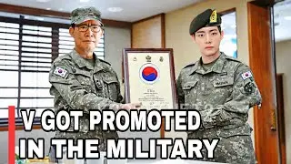 BTS V Got Promoted in The Military 💯 V Promotion Confirm✅ BTS Today News 🥰 V News 😍 