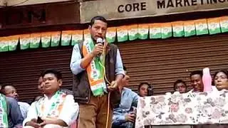 Desang M sangma speech the condition that is change in Rongjeng for Congress
