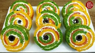 An original appetizer for the festive table