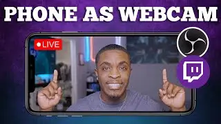 How To Use Your SMARTPHONE As A WEBCAM in OBS For FREE! (SUPER EASY)