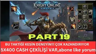Knight Online ZERO 🔥 500 Abonede DEV ÇEKİLİŞ | Kimsenin Bilmediği YENİ TAKTİK!