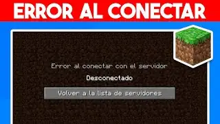 ERROR CONNECTING TO SERVER in Minecraft (SOLUTION!) ✅