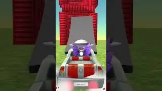 Battle of cars in a chicken gun 