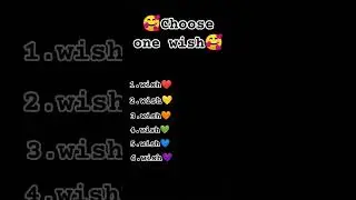 Choose one wish #shorts #trending #viral #ytool #youtube #shortsfeed #subscribe