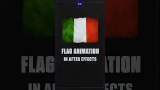 How to create a flag animation In Adobe After Effects #aftereffectstutorial #animation