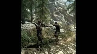Ralis Sedarys vs Isran Skyrim fight #Shorts