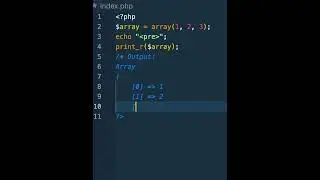 How to use print_r() in PHP to display the contents of  array or object in a human-readable format🤗.