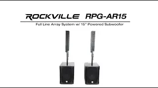 All About Your Rockville RPG-AR15 Full DJ System w/ 15” Powered Subwoofer + Line Array Speaker