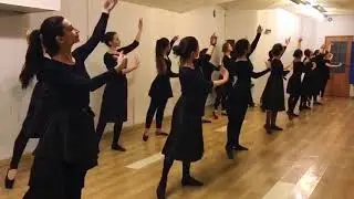 Rehearsal Lezgi dance ensemble Leki!