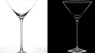 Product studio photography tutorial for beginners: How to shoot a clear glass.
