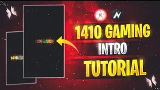 Make Gaming Intro Like 1410 Gaming #Easy Tutorial For Gaming Intro 🔥Viral Trending Intro Tutorial 🔥🔥