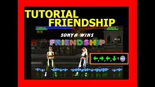 ALL FRIENDSHIP - TUTORIAL MOVE LIST - ULTIMATE MORTAL KOMBAT 3 ARCADE - 1080p 60fps
