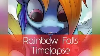 Rainbow Falls (Timelapse Illustration)