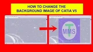 CATIA BACKGROUND IMAGE CHANGE TRICK