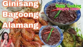 Ginisang Bagoong Na Alamang(sauteed shrimp paste)